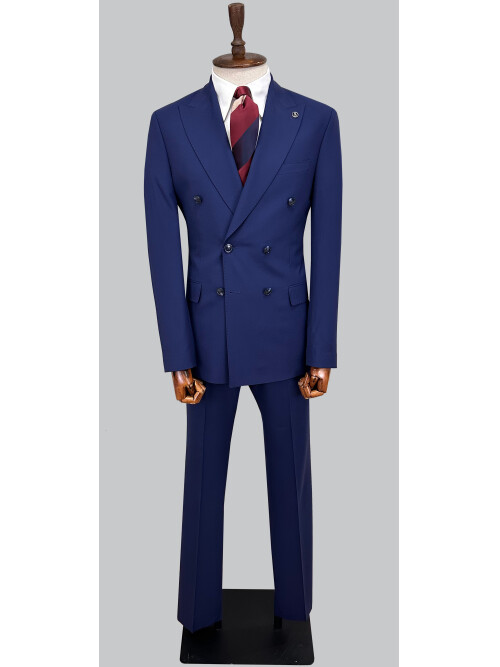 SUIT SARTORIA LIGHT NAVY BLUE DOUBLE-BREASTED SUIT 2002/48