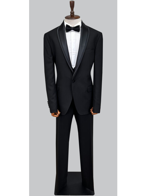 SUIT SARTORIA BLACK BIG SIZE TUXEDO 5539