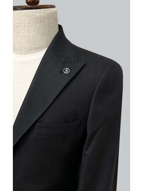 SUIT SARTORIA BLACK JACKET 4618