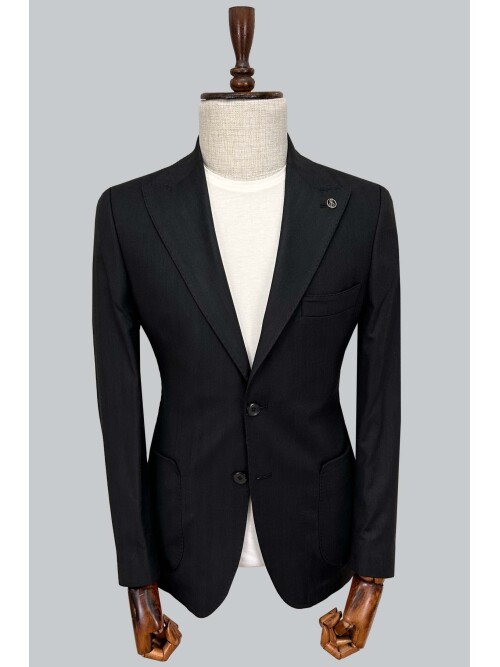 SUIT SARTORIA BLACK JACKET 4618