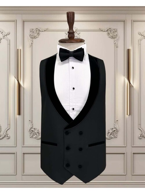 SUIT SARTORIA BLACK TUXEDO 5276