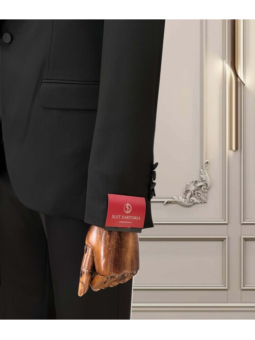 SUIT SARTORIA BLACK TUXEDO 5276