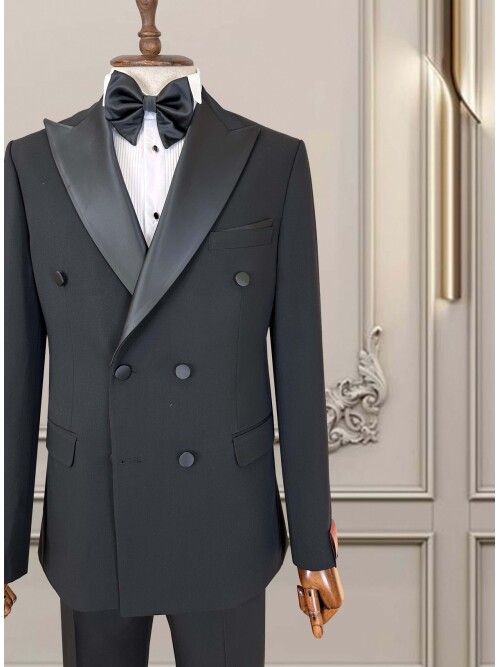 SUIT SARTORIA BLACK TUXEDO 5445