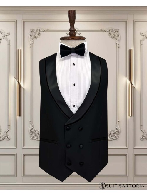SUIT SARTORIA BLACK TUXEDO 5640