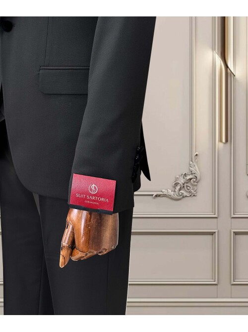 SUIT SARTORIA BLACK TUXEDO 5640