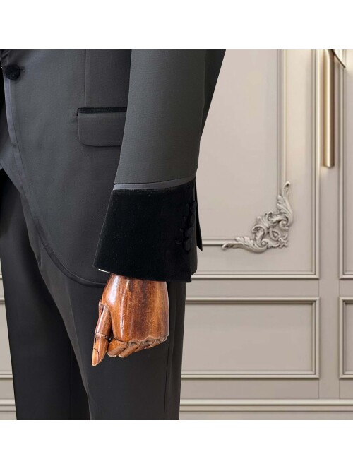 Cemden WEDDİNG SUİT BLACK 5752