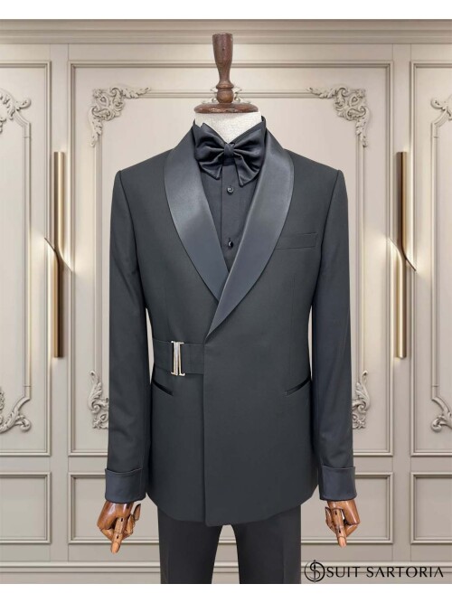 Cemden WEDDİNG SUİT BLACK 5734