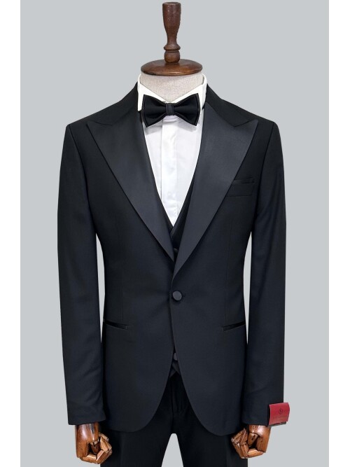 SUIT SARTORIA BLACK PEAK COLLAR TUXEDO 5704