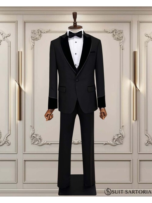 SUIT SARTORIA BLACK PEAK COLLAR TUXEDO 5724