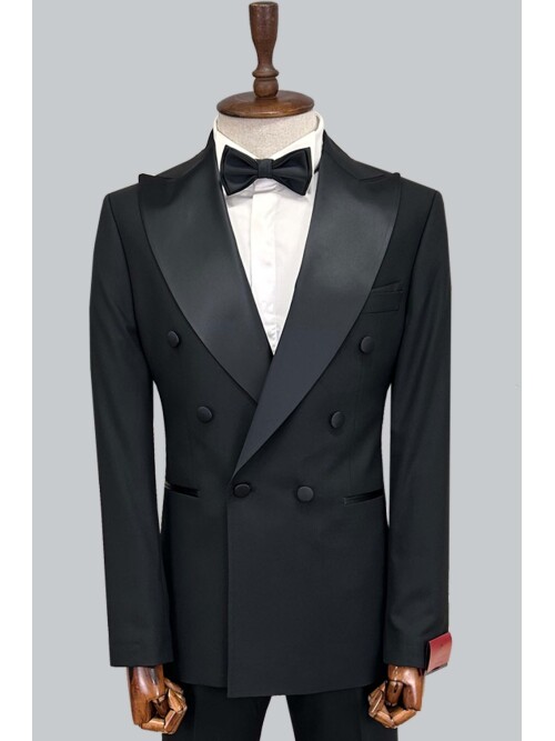 Cemden WEDDİNG SUİT BLACK 5702