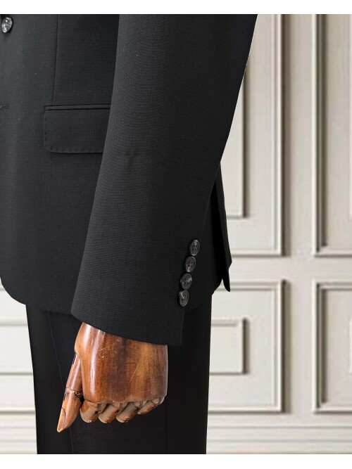 SUIT SARTORIA SİYAH YELEKLİ TAKIM ELBİSE 252014