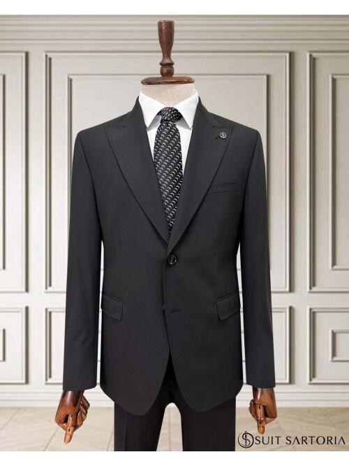 SUIT SARTORIA SİYAH YÜNLÜ TAKIM 252058