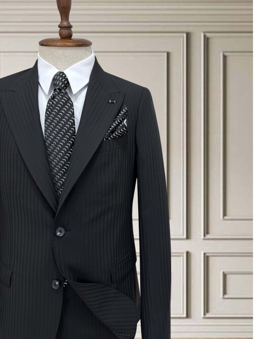 SUIT SARTORIA SİYAH YÜNLÜ TAKIM ELBİSE 2001/35