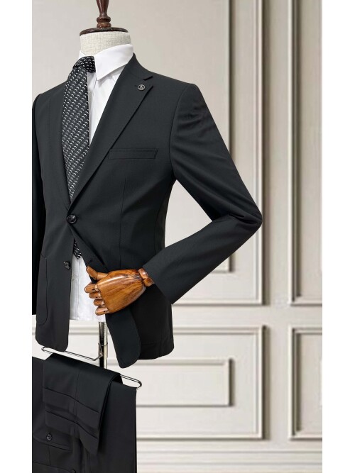 SUIT SARTORIA SİYAH YÜNLÜ TAKIM ELBİSE 252051
