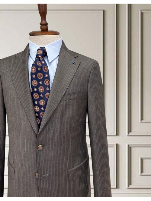 SUIT SARTORIA WOOL BROWN SUIT 2001/15