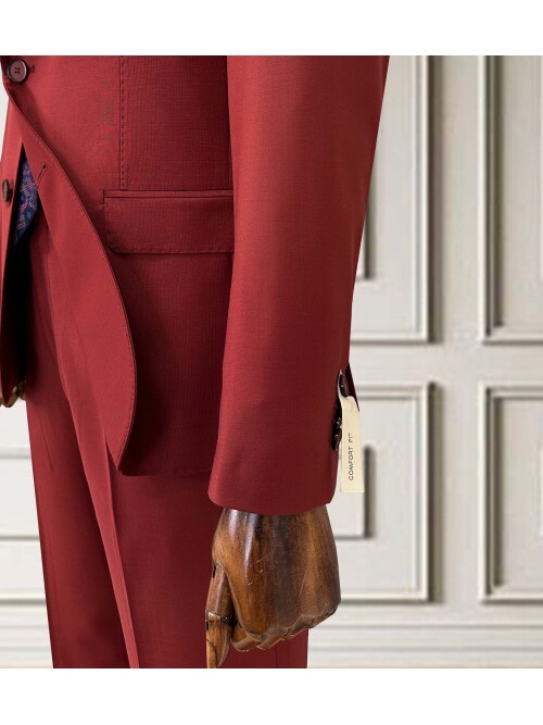 SUIT SARTORIA WOOL RED SUIT 2001/14