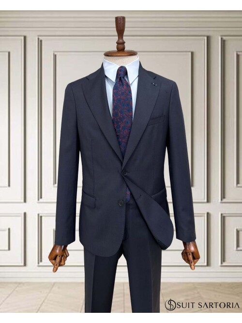 SUIT SARTORIA WOOL NAVY BLUE SUIT 2001/15