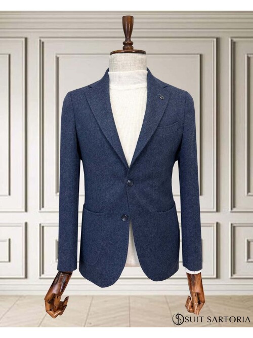 SUIT SARTORIA YÜNLÜ MAVİ CEKET 254011