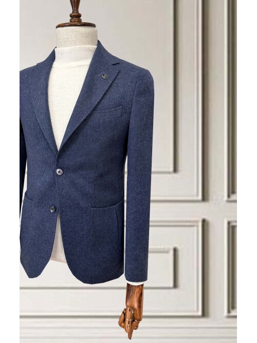 SUIT SARTORIA YÜNLÜ MAVİ CEKET 254011