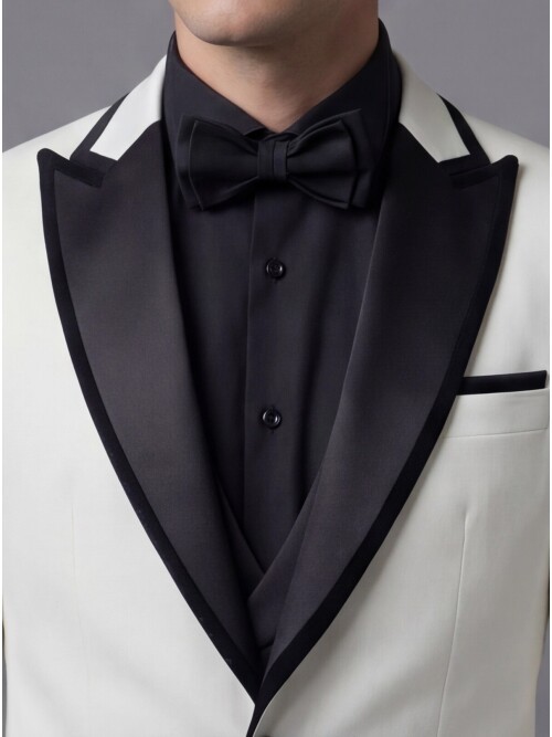 White Three-Piece Tuxedo