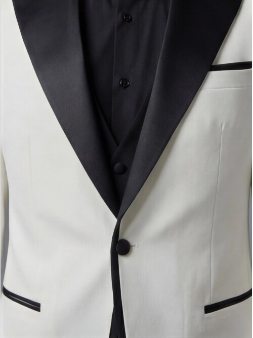 White Three-Piece Tuxedo