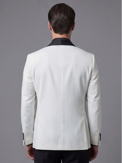 White Three-Piece Tuxedo