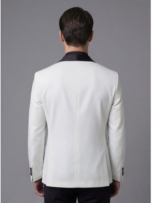 White Three-Piece Tuxedo