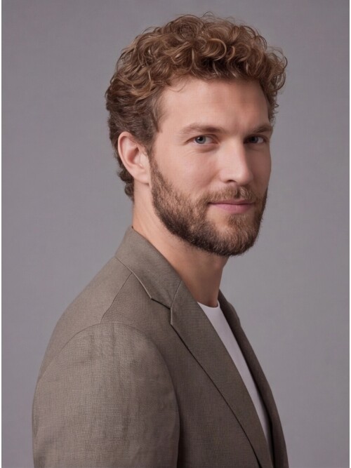 Khaki Notch Lapel Slim Fit Patch Pocket 2-Button Suit