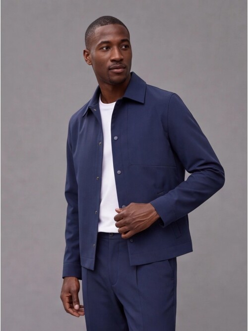 Koyu Mavi Comfort Fit Performans Takım