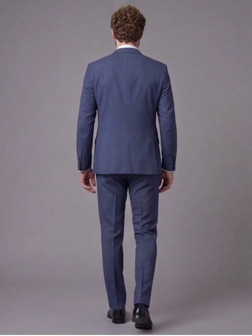 Mavi Mono Yaka Comfort Fit 2 Düğmeli Takım Elbise