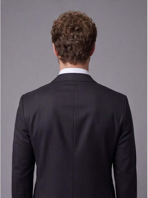 Black Notch Lapel Comfort Fit Suit