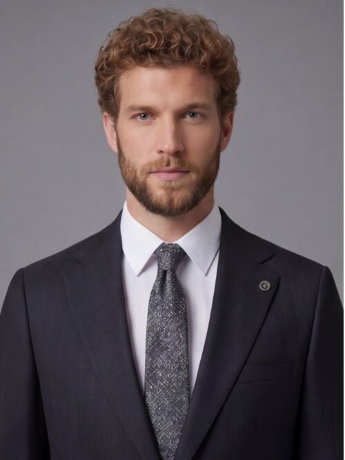 Black Notch Lapel Comfort Fit Suit