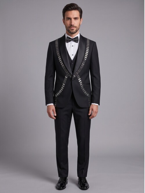 Black Shawl Lapel Tuxedo