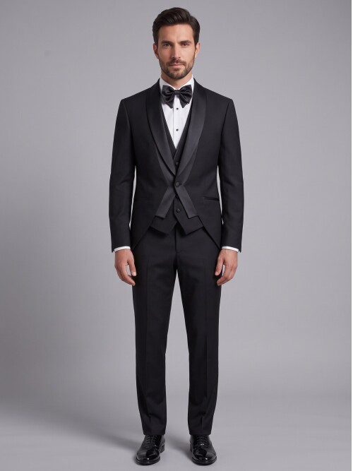 Black Shawl Lapel Tuxedo