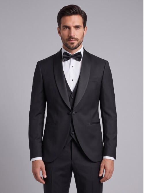 Black Shawl Lapel Tuxedo