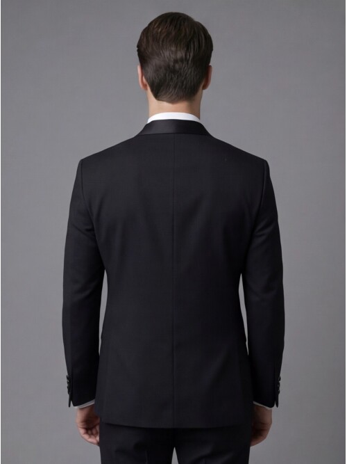 Black Three-Piece Tuxedo