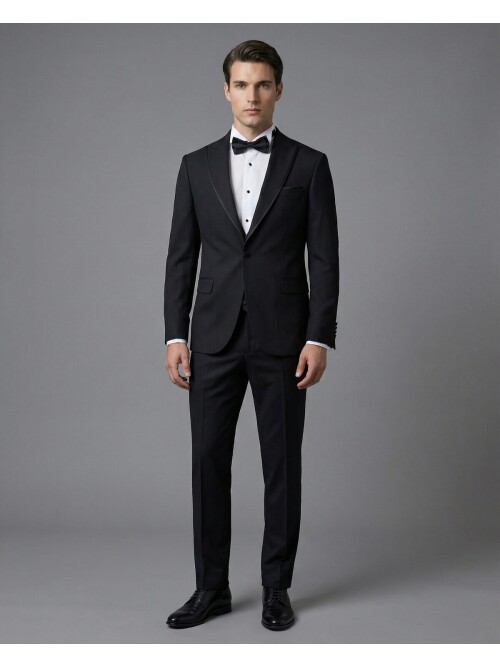 Black Three-Piece Tuxedo