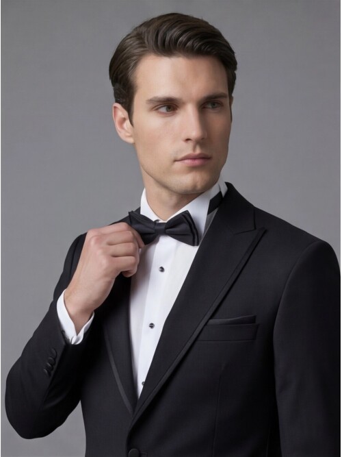 Black Three-Piece Tuxedo