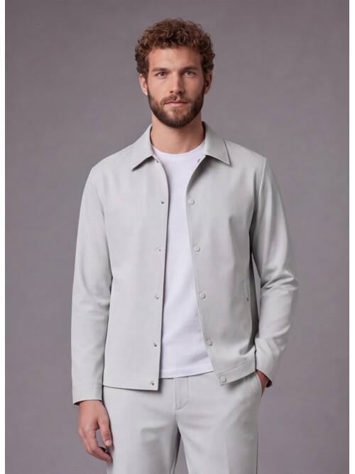 Stone Casual Shirt-Collar Comfort Fit Suit