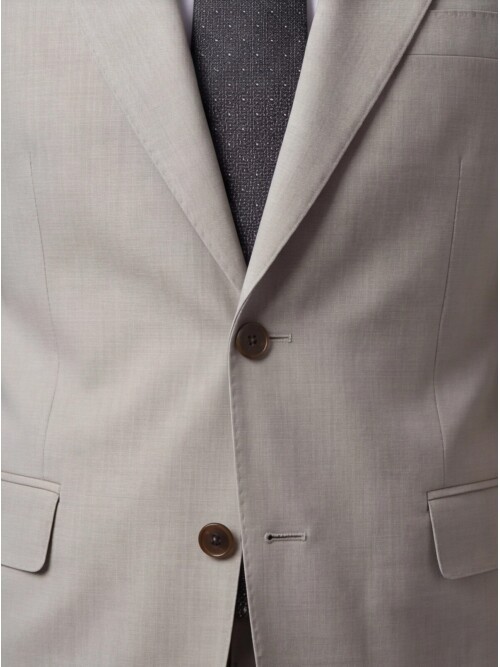 Taş Sivri Yaka İki Düğmeli Slim Fit Takım Elbise