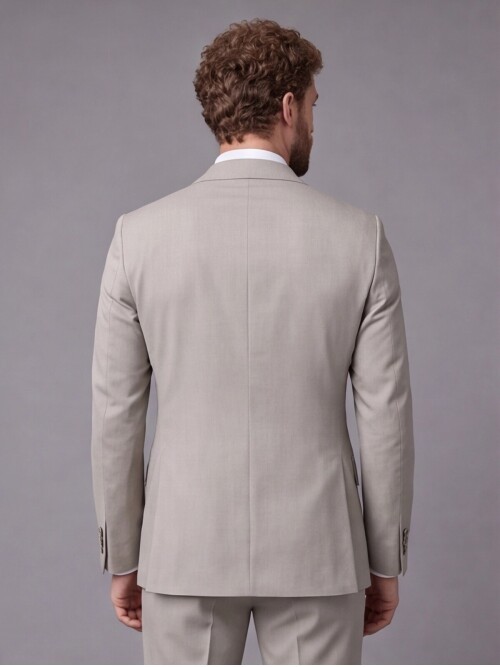 Taş Slim Fit Mono Yaka 2 Düğmeli Takım Elbise