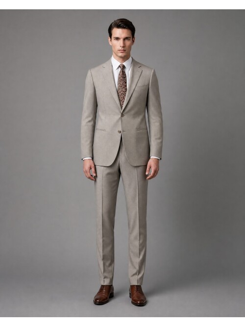 Mink-Colored Wool Set