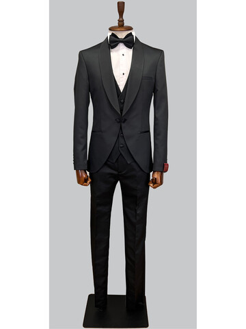 Cemden WEDDİNG SUİT BLACK 5541