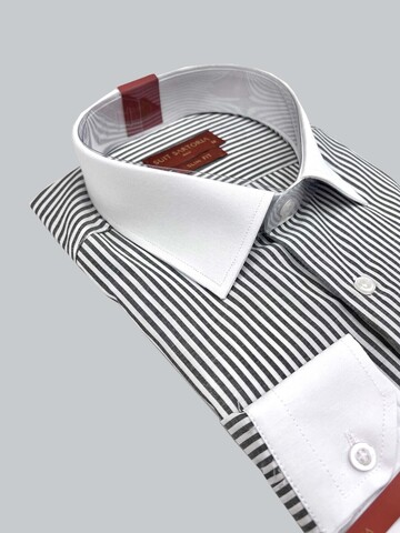 SUIT SARTORIA DARK GRAY STRIPED SHIRT 6055