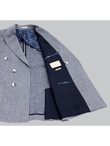 SUIT SARTORIA LINEN DOUBLE BREASTED JACKET 4341