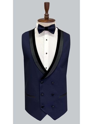 SUIT SARTORIA REMOVABLE LAPEL NAVY BLUE TUXEDO 5065