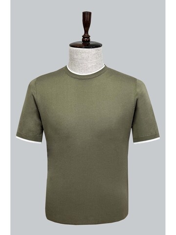 SUIT SARTORIA KHAKI SHORT SLEEVE KNITWEAR T-SHIRT 9017