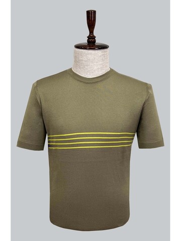 SUIT SARTORIA KHAKI SHORT SLEEVE KNITWEAR T-SHIRT 9018