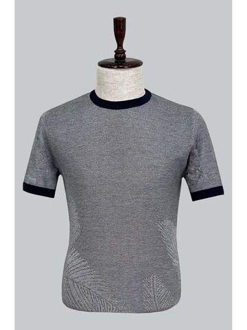 SUIT SARTORIA NAVY BLUE SHORT SLEEVE KNITWEAR T-SHIRT 9026