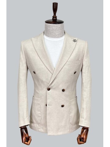 SUIT SARTORIA BEIJE LINEN JACKET 4343